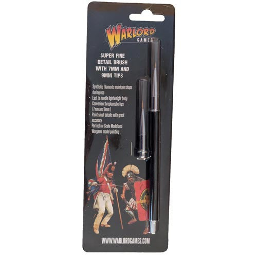 Warlord Games Super Fine Detail Brush with 7mm and 9mm tips | GrognardGamesBatavia
