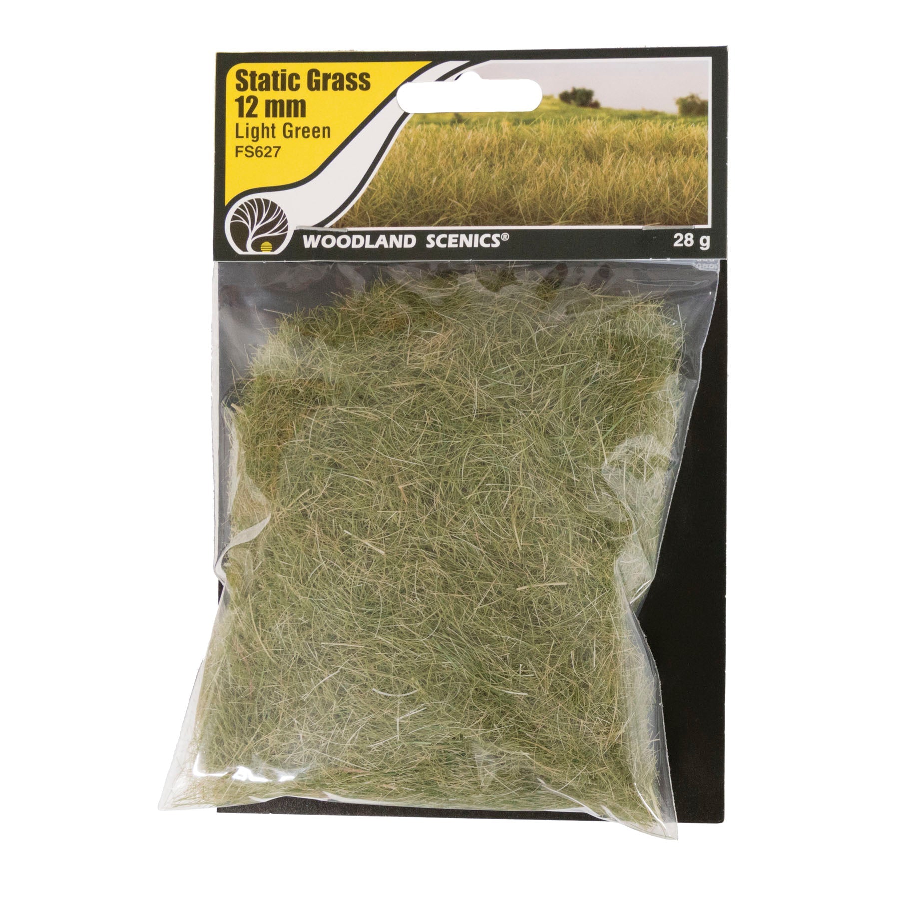 Woodland Scenics Static Grass 12mm light green | GrognardGamesBatavia
