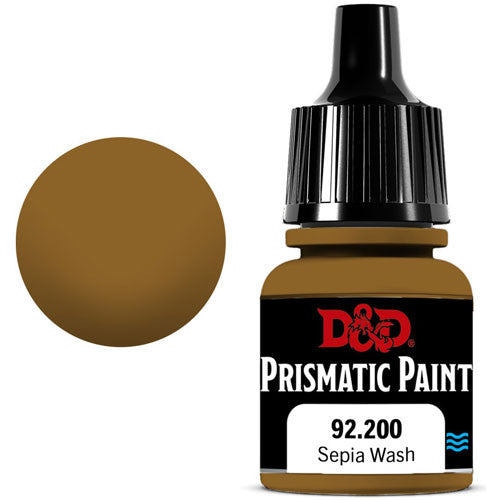 D&D Prismatic Paint: Sepia Wash (8ml) | GrognardGamesBatavia