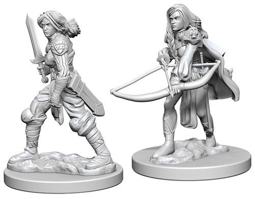 WizKids 725979 Human Female Fighter | GrognardGamesBatavia