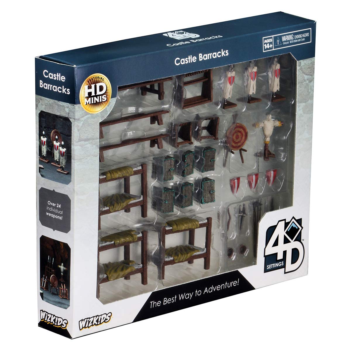 WizKids 739235 Castle Barracks Set | GrognardGamesBatavia