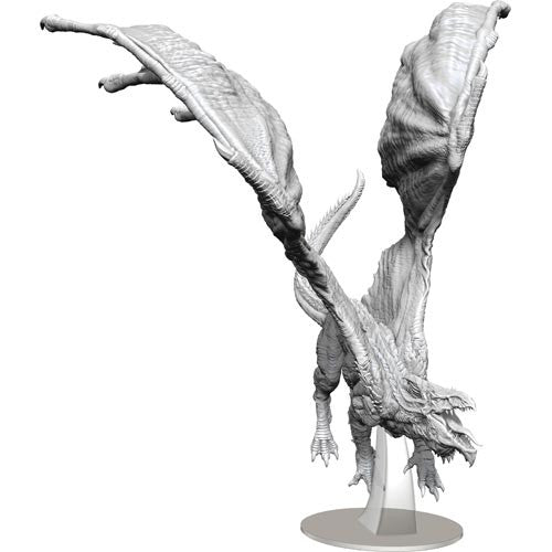 WizKids 903254 Dungeons & Dragons Nolzur's Marvelous Unpainted Miniatures W15 Adult White Dragon | GrognardGamesBatavia