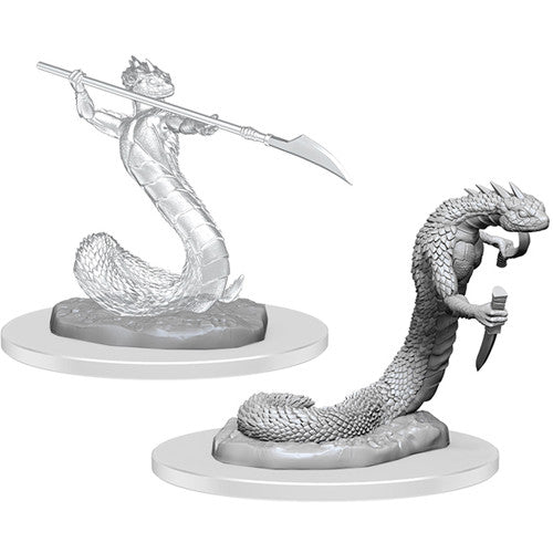 Critical Role Unpainted Miniatures: W4 Serpentfolk & Serpentfolk Ghost | GrognardGamesBatavia
