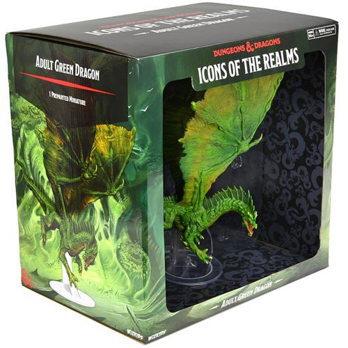 WizKids 960554 D&D Icons of the Realms Adult Green Dragon | GrognardGamesBatavia