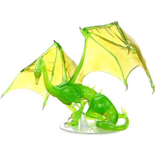 WizKids 960646 D&D Icons of the Realms Premium Figure: Adult Emerald Dragon | GrognardGamesBatavia