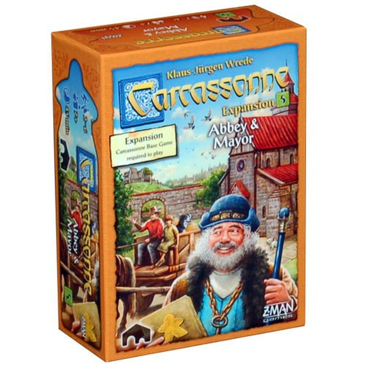 Carcassonne Abbey & Mayor | GrognardGamesBatavia