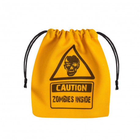 Zombie Yellow & black Dice Bag | GrognardGamesBatavia